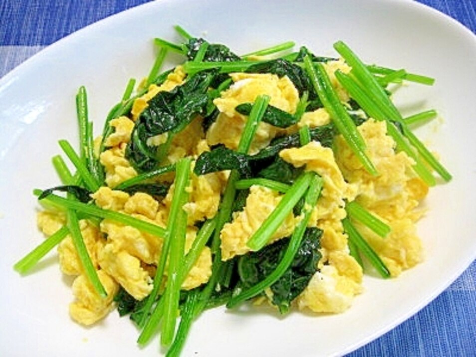 簡単でうまい!ほうれん草の卵炒め